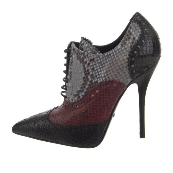 Gucci Leather Oxford heels - Picture 1 of 5